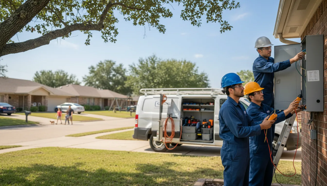 Certified electrician providing emergency electrical services in Shawnee, OK